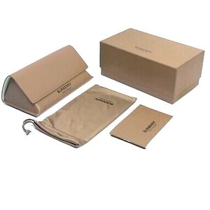 NEW Burberry glasses storage set: case, dustbag, cleaning cloth, box